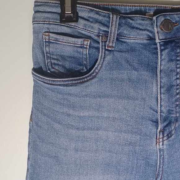 Kut from the Cloth Jeans Womens 10 Relaxed High Waisted Med Wash Ankle Stretch - Picture 3 of 13